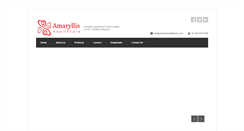 Desktop Screenshot of amaryllishealthcare.com